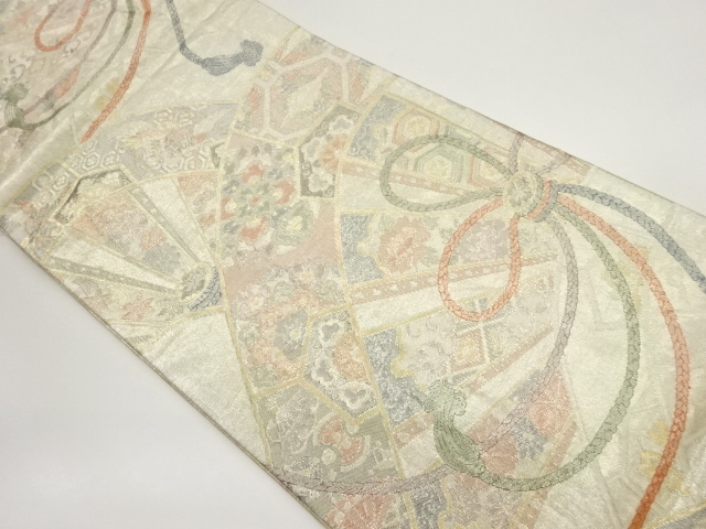 JAPANESE FUKURO OBI / SAGANISHIKI / WOVEN GENJIGURUMA